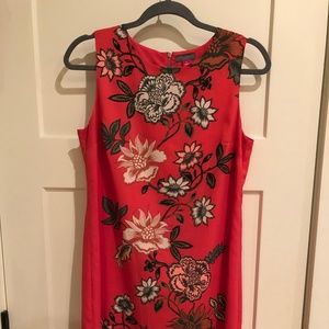 Vince Camuto floral shift dress